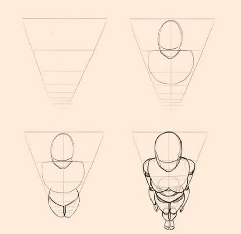 How To Draw People, Drawing Characters, Perspective Drawing Lessons, Art For Beginners, Instagram Drawing, Draw People, Body Drawing Tutorial, Perspective Art, Art Tools Drawing