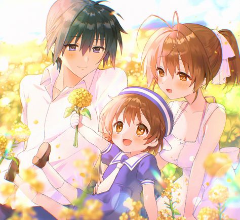 Clannad Anime, Clannad After Story, Anime Flower, After Story, Cute Celebrity Couples, Keys Art, Games Images, Anime Family, Random Pictures