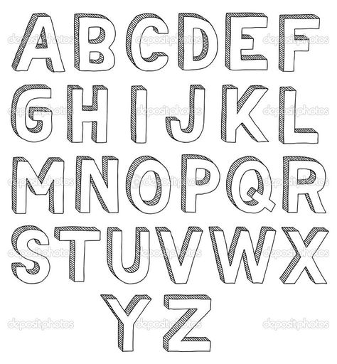 How To Draw 3d Block Letters | Allowed to be able to my personal weblog, on this time period I’ll show you with regards to How To Draw 3D Block Letters. And after this, this can be the primary picture: Fonts To Draw, Block Letter Fonts, Abc Font, Alphabet 3d, Softball Crafts, Alphabet Drawing, 3d Alphabet, Alfabet Letters, Hand Drawn Fonts