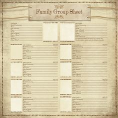 Family Tree Forms, Genealogy Templates, Family Tree Printable, Family History Projects, Genealogy Scrapbooking, Genealogy Organization, Pedigree Chart, Family Tree Research, Ancestry Family Tree