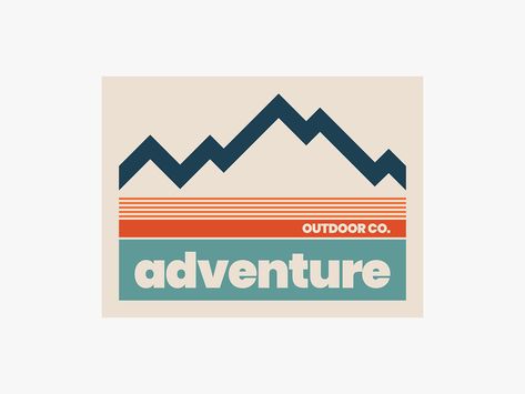 Dashboard Design Template, Retro Lines, Colorado Design, Camp Logo, Outdoor Logos, Dynamic Logo, Adventure Logo, Mountain Logos, Black Inspiration