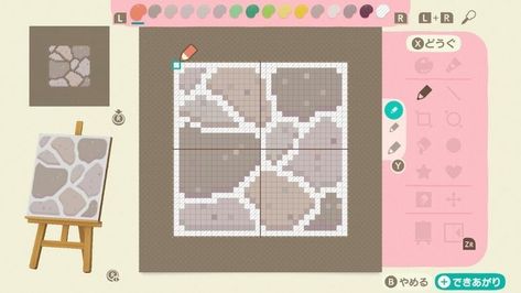 Acnl Paintings, Acnh Pattern, Animale Crossing, Acnh Path, Acnh Patterns, 헬로키티 배경화면, Animal Crossing 3ds, Animals Crossing, Animal Crossing Funny