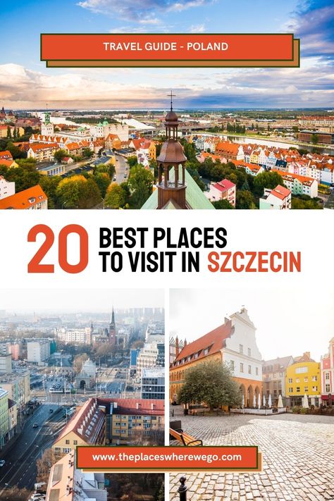 Looking for the best things to do in Szczecin, Poland? We have you covered! From exploring the breathtaking nature around the city to uncovering its interesting and unique history, this blog post covers some of the top attractions and activities that should not be missed on your trip. #Szczecin #Poland #TravelGuide #BestThingsToDoInSzczecin #VisitPoland Interrail Europe, Europe In November, Szczecin Poland, Europe In December, Riverside City, Best Winter Destinations, Best Countries To Visit, Visit Poland, Breathtaking Nature