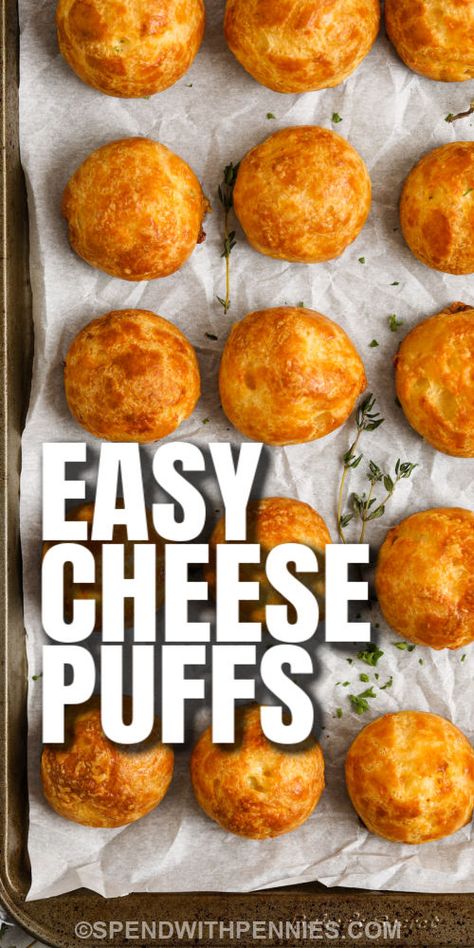 Cheese Puffs Recipe, Cheesy Appetizer, Cheese Puffs, Puff Recipe, Appetizers Easy Finger Food, Best Appetizer Recipes, Easy Cheese, Onion Dip, Cheese Balls