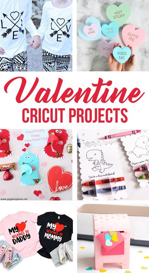 Valentine Cricut Projects, Valentine's Cricut Projects, Cricut Valentine Ideas, Cricut Valentines Projects, Valentine Cricut, Sweet Red Poppy, Cricut Valentine, Cricut Valentines, Valentine Projects