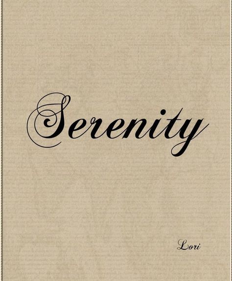 Serenity Serenity Core Aesthetic, Serenity Aesthetic Wallpaper, Serenity Meaning, Serenity Aesthetic, Serenity Tattoo, Posh Lifestyle, Business Vision Board, Wallpapers Ideas, Funny Inspirational Quotes