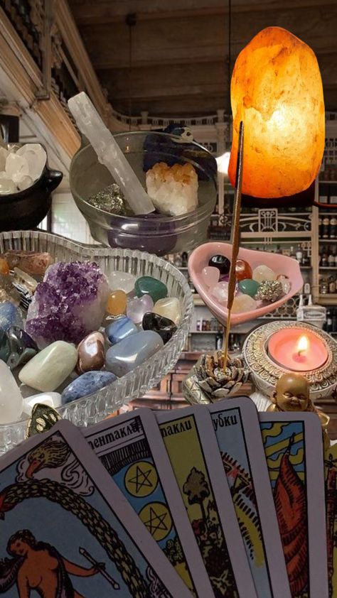 Bright Witchy Aesthetic, Tarot And Crystals Aesthetic, Witchy Lifestyle Aesthetic, Spiritual Goth Aesthetic, Witchy Crystals Aesthetic, Witchy Instagram Feed, Witchy Girl Aesthetic, Jessicacore Aesthetic, Witchy Incense