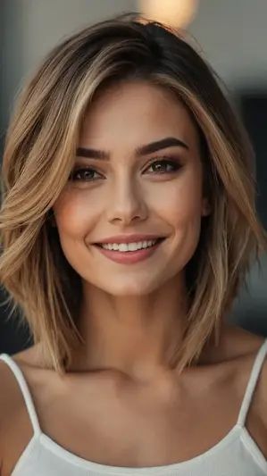 Mom Haircut Inspirations for 2024: 15 Styles to Rock! - TecArticles Easy To Style Haircut For Women Medium, Mum Cut Hair, Short Mom Haircut, Shoulder Length Hair Ideas, Easy Mom Hairstyles, Above Shoulder Length Hair, Mom Haircut, Mom Haircuts, Hair Cuts And Styles