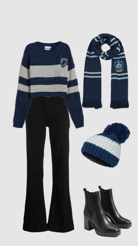 going to a quidditch match Quidditch Outfit, Ravenclaw Outfit, Harry Potter World, Ravenclaw, Harry Potter, Wardrobe