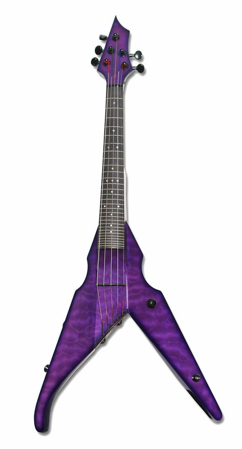 Royal Purple Mark Wood Signature Series Electric Violin by Wood Violins Bass Guitar Chords, Violin Instrument, Electric Violin, Cheap Guitars, Guitar Diy, Bass Guitar Lessons, Violin Lessons, Learn Violin, Guitar Girl