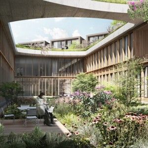 Herzog & de Meuron wins contest for Danish forest hospital Green Building Architecture, Commercial And Office Architecture, Hospital Architecture, Healthcare Architecture, Antwerp Belgium, Hospital Design, Green Architecture, Concept Architecture, Green Building