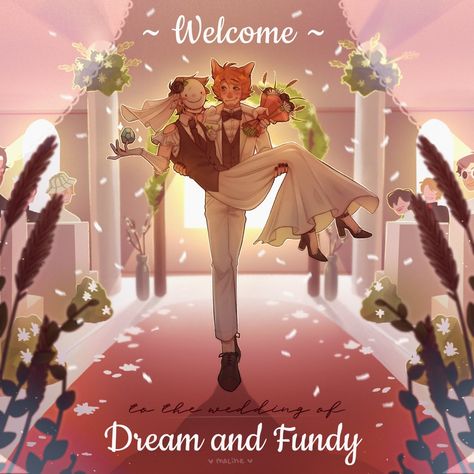 Technoblade X Dream Fanart, Dream And Fundy Fanart, Dundy Ship Fanart, Dream And Fundy Fanart Wedding, Fundywastaken Fanart, Cute Dream Fanart, Dream X Fundy Fanart, Bottom Dream Fanart, Fundy X Dream