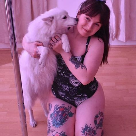 So adorable 😍 @tasmin_pole rocking her #hoodlumfang Spirit Wolf bodysuit with gorgeous mini wolf 🐺🖤 #poledance #poledancersofinstagram #polewear #polegoals #polegear #poleclothes #polebodysuit #bodysuit #allinone #doglover #dogsofinstagram #wolf #wolves #spiritwolf #occult #tattooedpoledancer #tattooedpoler #inkedpoler #inkedpoledancer #sexypole #gothlife Goth Pole Dancer, Spirit Wolf, Pole Clothes, Pole Wear, So Adorable, Pole Dancing, Body Suit, Wolves, All In One