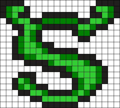 Shrek Kandi, Y2k Perler Beads, Shrek Perler Beads, Shrek Perler, Shrek Pixel Art, Perler Bead Coasters Patterns, Mini Perler Bead Patterns, Minecraft Perler Bead Patterns, Kandi Cuffs