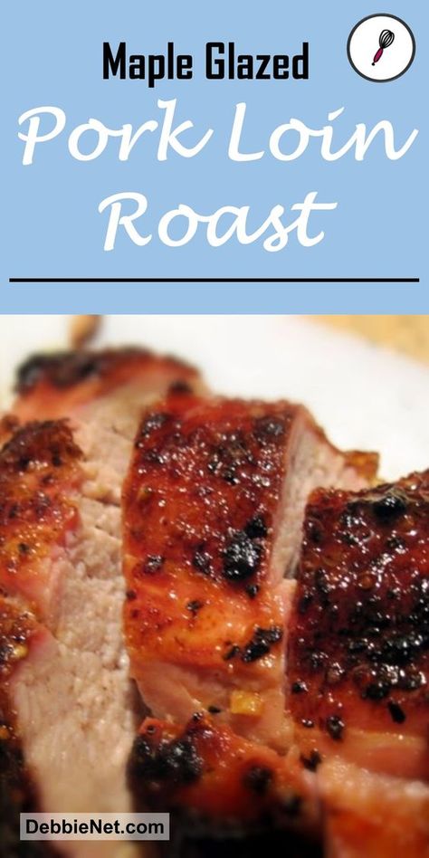 Pork Roast Recipes Oven, Pork Loin Marinade, Pork Loin Oven, Glazed Pork Loin, Oven Roasted Pork Tenderloin, Pork Loin Ribs, Boneless Pork Roast, Pork Loin Roast Recipes, Maple Recipes