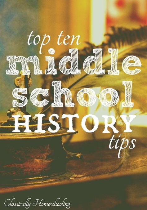 middle school history | tips for teaching middle school history | middle school history at home Teaching High School History, Teaching History High School, History Tips, 8th Grade History, 7th Grade Social Studies, Teaching American History, Homeschool Middle School, Middle School History, 6th Grade Social Studies