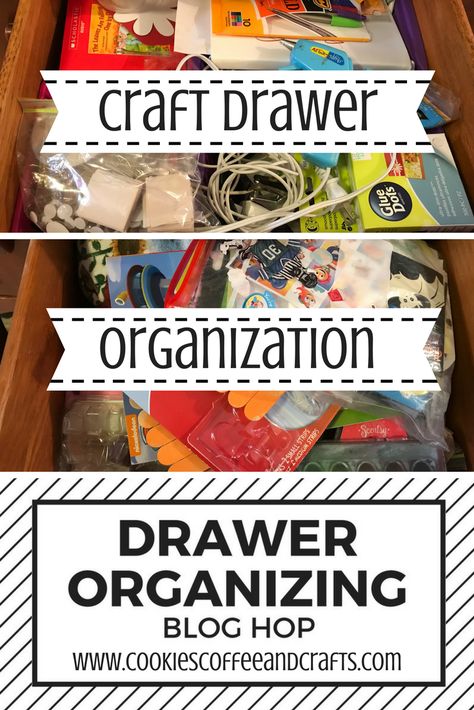 Get organized in your craft drawer by using these ideas to sort and separate the items in your drawer. These ideas will work great for an office and a desk to. DIY your way to organization with help from the dollar store.  #organization #drawerorganization #Craft #Office #Desk #organizationtips Deep Desk Drawer Organization, Desk Organization Drawer, Drawer Organization Diy, Craft Drawer Organization, Craft Drawers, Desk Drawer Organisation, Wire Closet Organizers, Bedroom Drawer Organizer, Desk Organization Tips