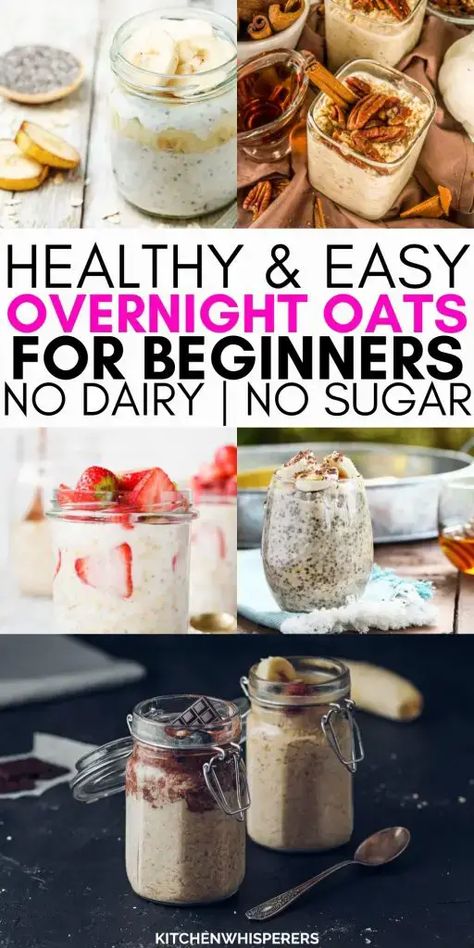 Best Overnight Oats Recipe, Food And Drink Recipes, Easy High Protein Meals, Blueberry Overnight Oats, Overnight Oats Recipes, Protein Overnight Oats, Easy Overnight Oats, Oat Recipes Healthy, Healthy Protein Meals