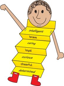 Adjectives about myself Teaching Language Arts, Character Traits, Classroom Language, Teaching Literacy, About Myself, Character Trait, Beginning Of School, Teaching Writing, School Reading