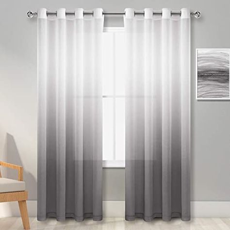 Living Room Cleaning, Brown Curtains, Kitchen Curtain Sets, Curtains For Bedroom, Country Curtains, Voile Curtains, Bedroom And Living Room, Drape Panel, Cafe Curtains