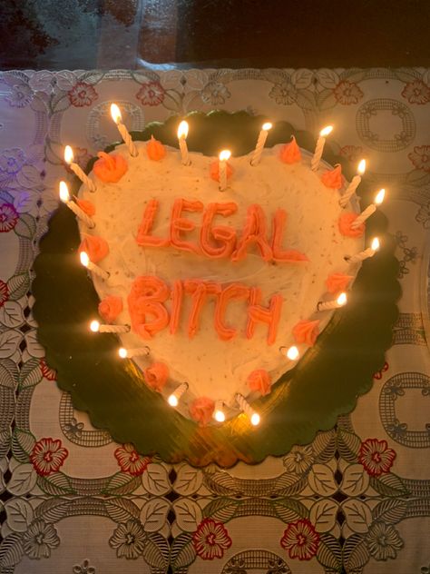 18th birthday cake aesthetic heart cake legal cake Birthday Cake Aesthetic Heart, Legal 18th Birthday, Legal Birthday Cake, 18th Birthday Tattoo Ideas, 18th Birthday Cake Aesthetic, Aesthetic Heart Cake, Legal Cake, Cake 18th Birthday, 18th Birthday Wishes