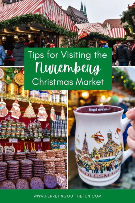 Tips for visiting the Nuremberg Christmas Market, one of the best in Germany Germany At Christmas Time, Christmas Market Europe, Christmas Market Germany, Nuremberg Germany Christmas, Germany Christmas Market, Germany Christmas, Nuremberg Christmas Market, Christmas Markets Germany, Nuremberg Germany