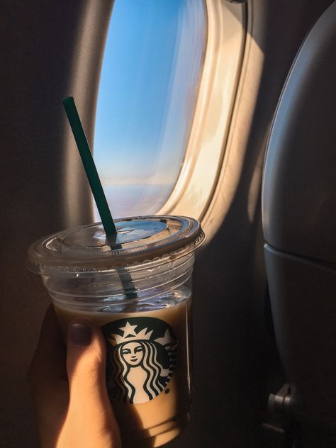 #coffee #coffeetime #starbucks #travel #airplane #flight Starbucks Airport Aesthetic, Starbucks Airport, Starbucks Wallpaper, Travel Airplane, Airplane Flight, Airport Aesthetic, Dubai Aesthetic, Birthday Ideas For Her, Beach Hotel & Resort