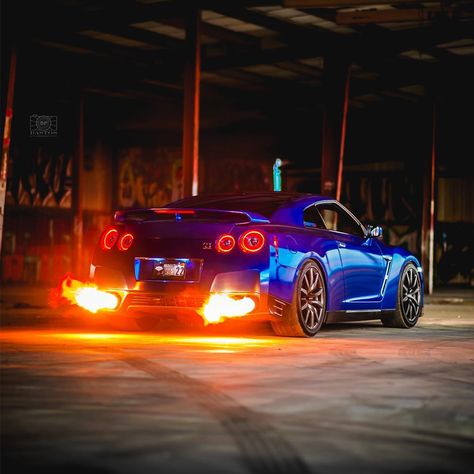 GODZILLA SPITS FIRE!  🔥🔥🔥 📸: @bastosmark_wsdsm Car Exhaust Fire, Nissan Gtr Godzilla, Flames Wallpaper, Uber Car, Fire Night, Nissan Gtr Wallpapers, Wallpaper 2022, Gtr Car, Datsun Car