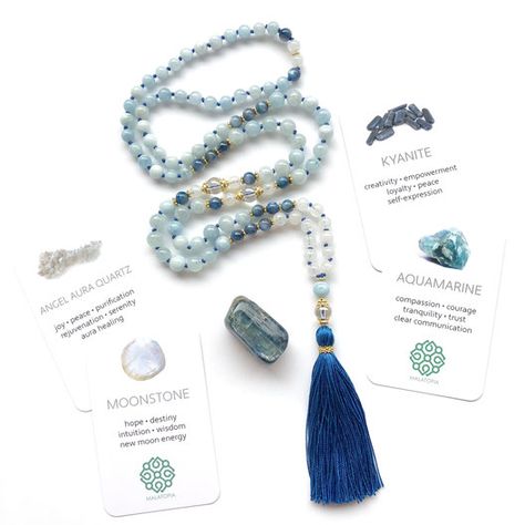 MALATOPIA yoga mala, mala beads, bracelet, yoga jewellery, mala workshop and mala supplies - MALATOPIA | yoga mala, bracelet, mala workshop Goddess Anahita, Lunar Energy, Mala Making, Meditation Beads Mala, Aura Healing, Moon Energy, Love Wisdom, Mala Jewelry, Mala Bead Necklace