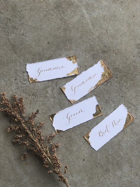 Gold Leaf Place Cards, Leaves Name, Wedding Table Name Cards, Table Name Cards, Wedding Table Names, Wedding Name Cards, Card Table Wedding, Table Names, Wedding Name