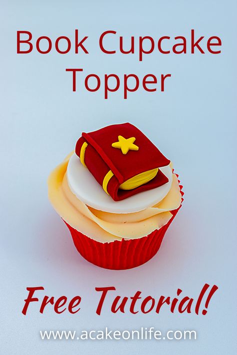 Click the link to see how to make this simple book themed cupcake topper. This book cake decoration would be ideal for any book themed celebration cake or cupcakes. Book lover cake/ fondant book/ edible book cake topper/ book cake ideas birthday Book Cake Ideas Birthday, Book Cake Ideas, Book Lover Cake, Easy Fondant Decorations, Fondant Book, Book Cake Topper, Cakes Graduation, Lover Cake, Cupcake Toppers Free