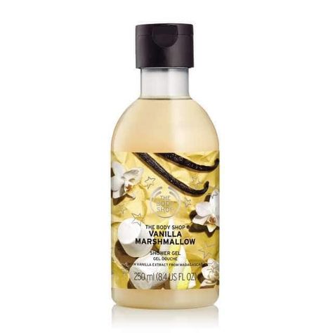 The Body Shop Vanilla, Vanilla Scented Products, Body Shop Vanilla, Vanilla Shower Gel, Appearance Tips, Yule Gifts, Beauty Package, Vanilla Marshmallows, Wish Box