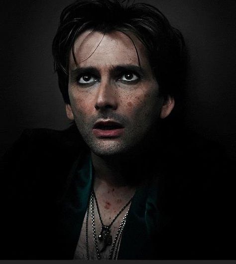 Peter Vincent David Tennant Gif, Peter Vincent, John Mcdonald, David Tennant Doctor Who, David Michael, 10th Doctor, Michael Sheen, Fright Night, Superwholock