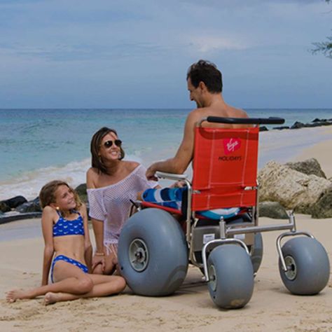 Beach Wheelchair, Wheelchair Friendly, Virgin Atlantic, Water Parks, Cruise Lines, Mobility Aids, Guide Dog, Big Party, Dream Holiday