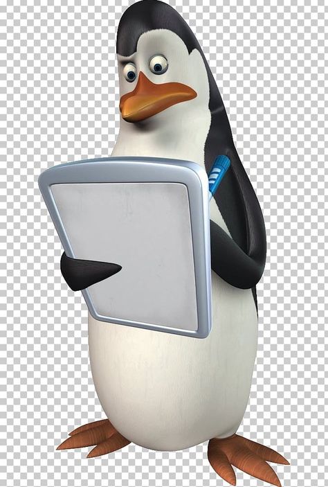 Kowalski Madagascar, Skipper Penguin, Penguin Madagascar, Penguin Movie, Penguin Writing, All Hail King Julien, Madagascar Penguins, Writing Illustration, Madagascar Party