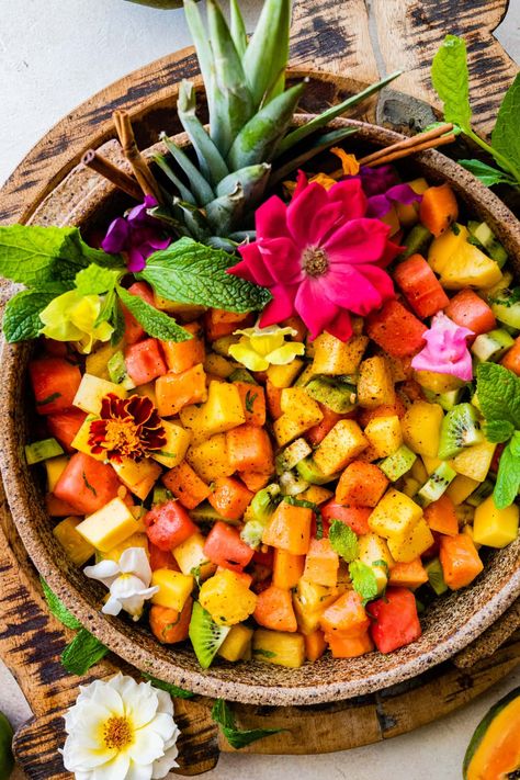 Fruit Ceviche, Mexican Fruit Salad, Pollo Asado Recipe, Festive Fruit Salad, Citrus Fruit Salad, Mexican Fruit Salads, Mexican Fruit, Berry Fruit Salad, Healthy Fruit Salad