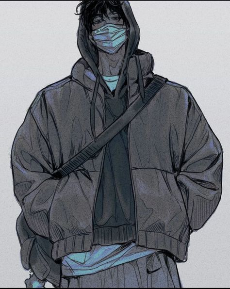 Hoodie Drawing, Figure Drawing Reference, Character Design Male, Anime Drawings Boy, 영감을 주는 캐릭터, Boy Art, Handsome Anime Guys, Art Inspiration Drawing, A Drawing