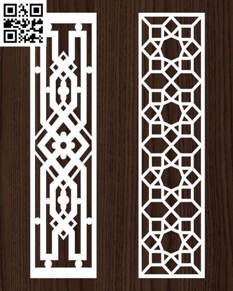 Thermocol Craft, Islamic Design Pattern, Jaali Design, Screen Pattern, Wrought Iron Design, Wooden Front Door Design, Ganpati Decoration Design, Panel Screen, Wooden Pattern