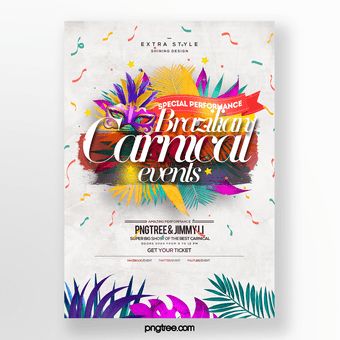 Carnival Flyer, Carnival Design Graphic, Carnival Poster Design, Carnival Theme Poster Design, Brazil Carnival Illustration, Golden Texture, Carnival Festival, Summer Party Themes, Simple Cartoon