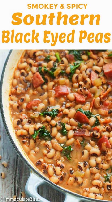 Savor the comforting flavors of the South with this mouthwatering black eyed peas recipe. Perfect for family gatherings or a cozy night in, this dish combines tender peas with a blend of savory spices and aromatic herbs. Whether you're a seasoned cook or new to Southern cuisine, this easy-to-follow recipe will have you serving up a bowl of warmth and tradition in no time. Enjoy a taste of Southern hospitality with every bite! Southern Style Black Eyed Peas, Black Eyed Peas With Bacon, Watermelon Gazpacho Recipe, Southern Black Eyed Peas, Black Eyed Peas Recipe, New Years Appetizers, Gazpacho Recipe, Peas Recipe, Beetroot Salad