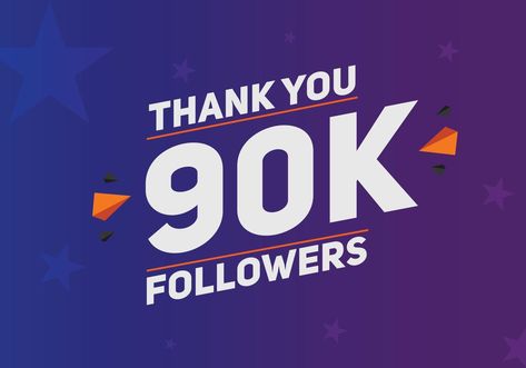 90k followers thank you colorful celebration template social media 90000 followers achievement banner 90k Followers, 80k Followers, Facebook Followers, 50k Followers, Template Social Media, Kapil Sharma, Thank You Quotes, Followers On Instagram, Download Cute Wallpapers