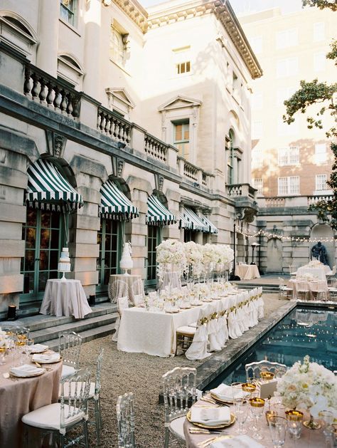 Parisian Wedding Theme, French Themed Wedding, Dc Wedding Venues, Romantic Theme Wedding, Parisian Wedding, Martha Weddings, Dupont Circle, Inside Weddings, French Theme