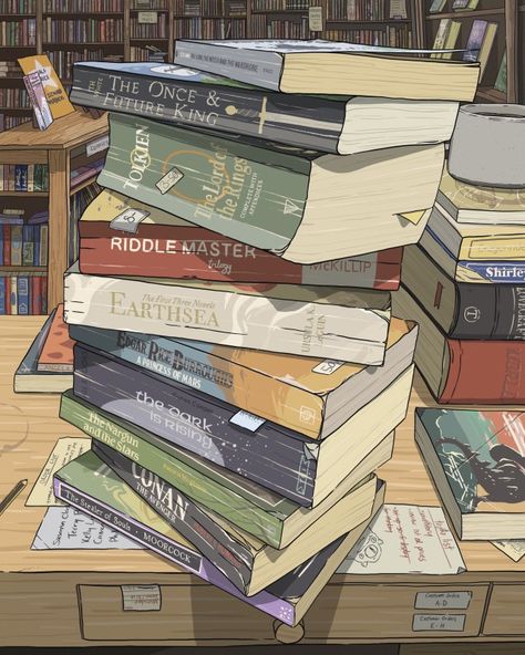 Desk Motivation, Aesthetic Japanese, Dream Library, Sci Fi Novels, Notion Templates, Cool Wallpapers Art, Dreamy Art, Scenery Wallpaper, الرسومات اللطيفة