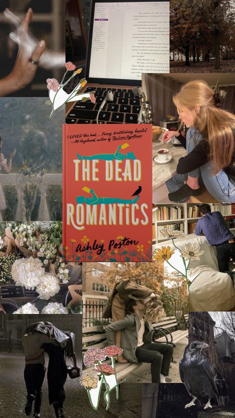 The dead romantics by Ashley Poston #books #bookaesthetic The Dead Romantics, Ashley Poston, Fangirl Book, Romcom Books, Winter Books, Collage Book, Book Wallpaper, Romantic Books, Book Posters