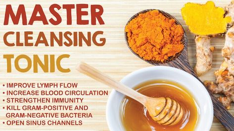 Master Cleansing Tonic Circulation Remedies, Blood Circulation Remedies, Master Tonic, Lymph Flow, Gram Negative Bacteria, Easy Juice Recipes, Natural Cleanse, Juice Cleanse Recipes, Master Cleanse