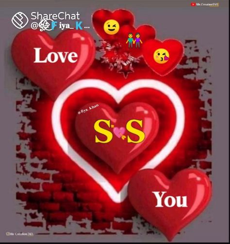 S Name Wallpaper Love, S Name Dp Love, Initial Crafts, Dp Love, Song Images, Glitter Phone Wallpaper, S Letter Images, Love Wallpaper Download, Name Dp