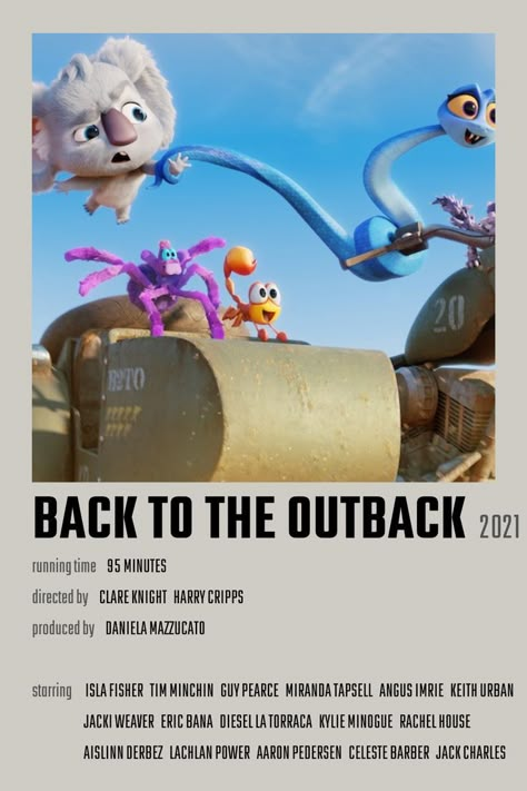 Back to the Outback Movie Poster Back To The Outback, New Animation Movies, Good Animated Movies, Film Recommendations, Eric Bana, Oliver And Company, Disney Side, Best Friends Shoot, English Movies