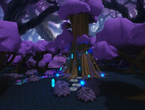 Bloxburg Enchanted Forest, Bloxburg Fantasy Build, Bloxburg Fairy House, Bloxburg Designs, Magical House, Hidden House, Bloxburg Builds, Enchanting Forest, Fairy Village