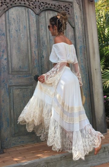 Sukienki Maksi, Moda Hippie, Mode Hippie, Boho Summer Outfits, Mode Boho, Bohol, Outfit Trends, Boho Summer, Hippie Chic