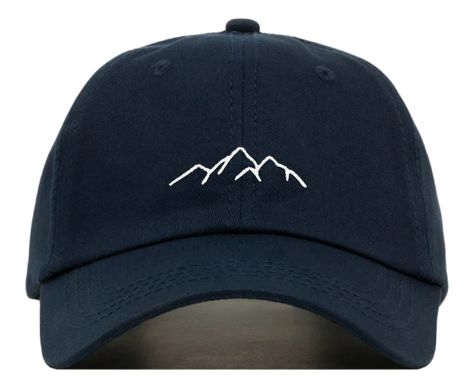 Mountain Hat, Stylish Caps, Fashion Cap, Embroidered Baseball, Dad Cap, Embroidered Baseball Caps, Dad Caps, Casual Hat, Cute Hats